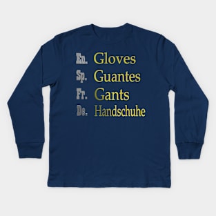 Gloves Kids Long Sleeve T-Shirt